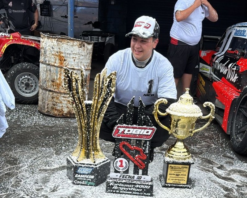 Nicols Villamayor, campen del Turismo 4000 Argentino